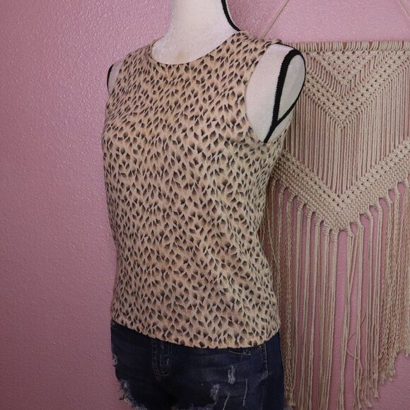 Vintage | Ann Taylor Wool Sleeveless Shell Top Small - Picture 1 of 5